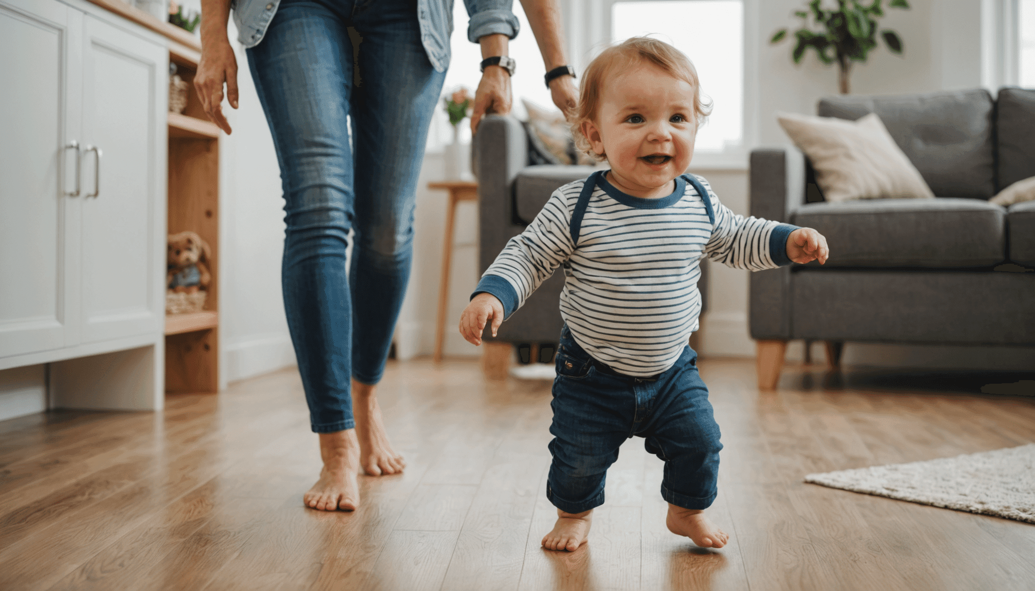 10 astuces pour accompagner bebe dans ses premiers pas 2