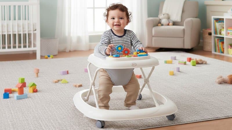 Trotteur bébé : pourquoi il est déconseillé et que proposer à la place ?